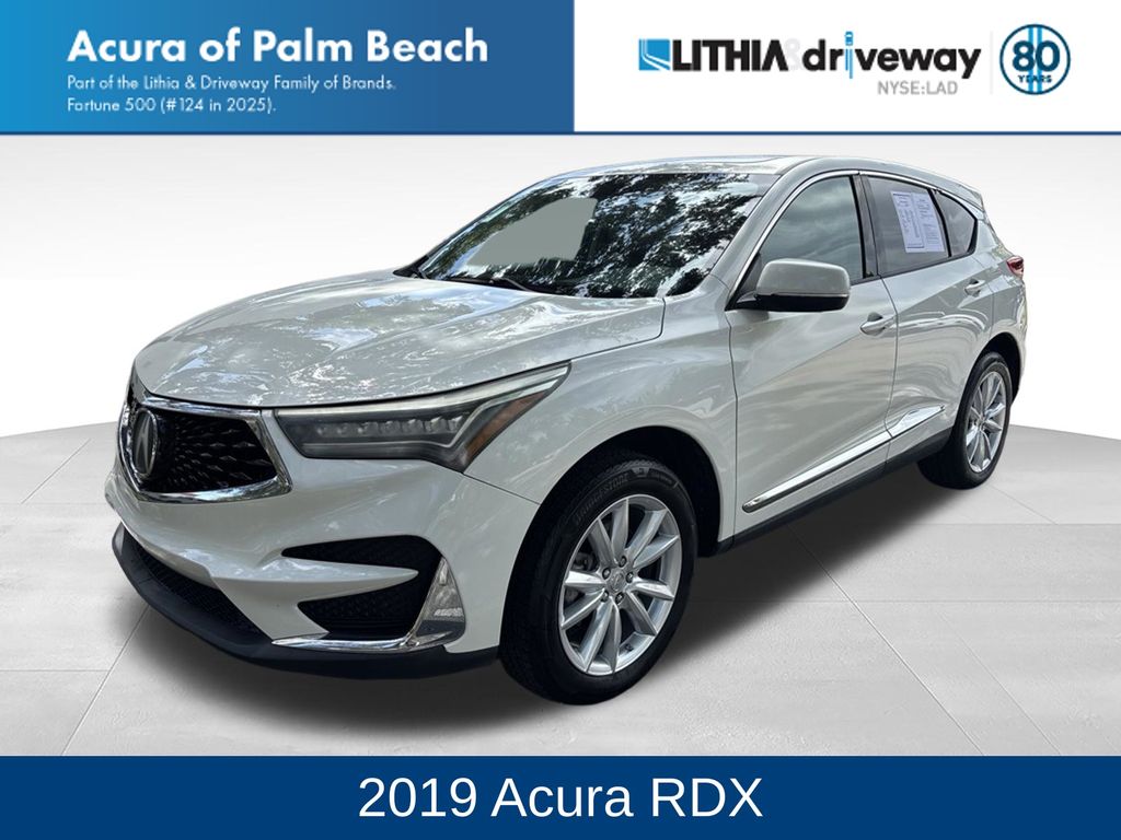 White 2019 Acura RDX SUV / Crossover Front-Wheel Drive Automatic