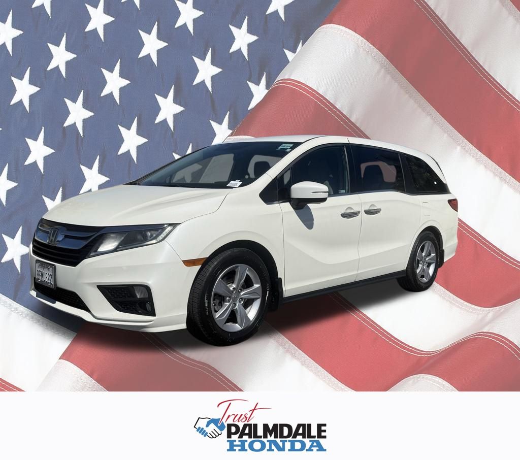 White Diamond Pearl 2019 Honda Odyssey EX FWD Minivan Front-Wheel Drive 9-Speed Automatic