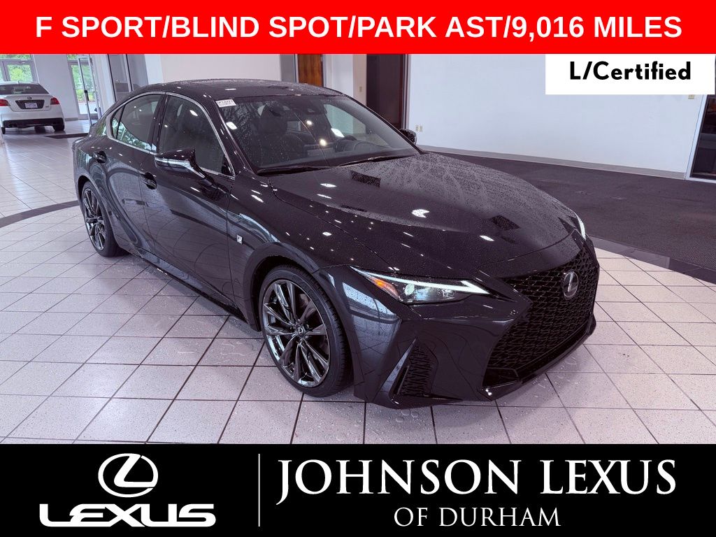 Black (Caviar) 2024 Lexus IS Sedan Rear-Wheel Drive 8-Speed Automatic