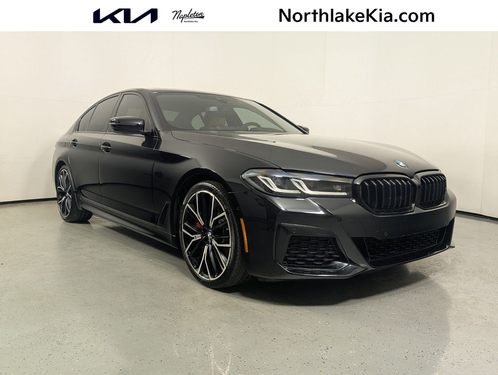 Black Sapphire Metallic 2023 BMW 5 Series Sedan Rear-Wheel Drive 8-Speed Automatic