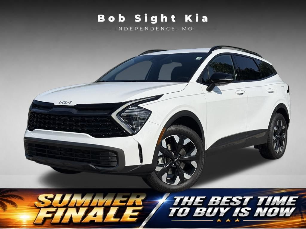 Glacial White Pearl 2024 Kia Sportage SUV / Crossover All-Wheel Drive 8-Speed Automatic