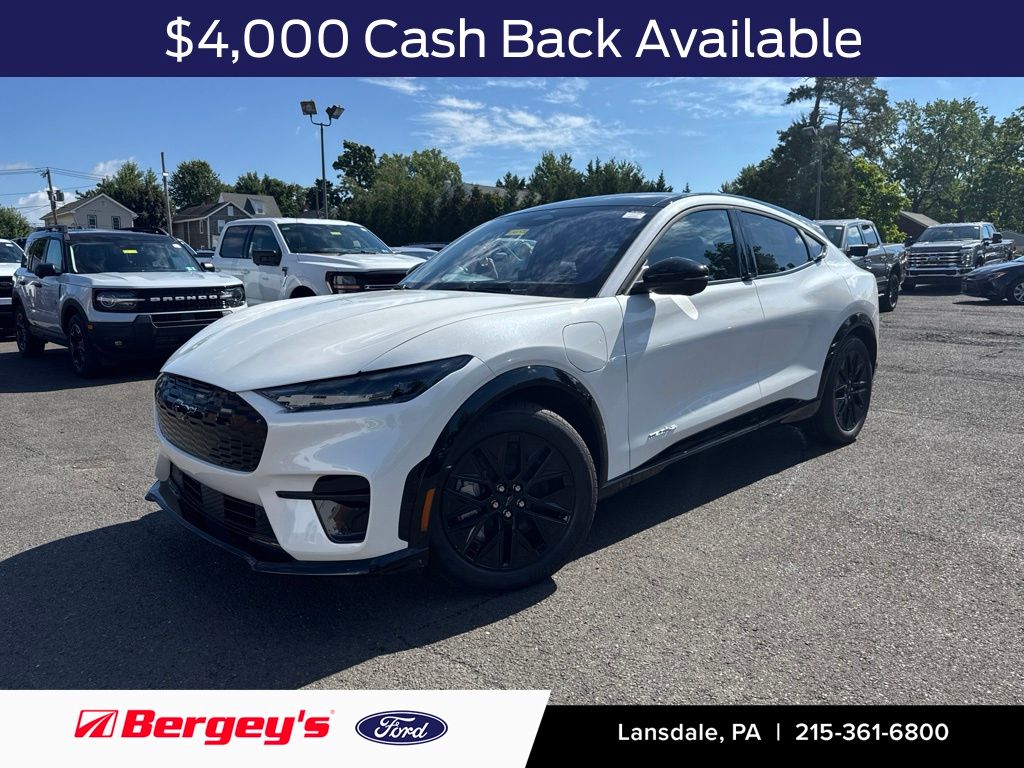 Star White Metallic Tri-Coat 2026 Ford Mustang Mach-E SUV / Crossover All-Wheel Drive Automatic