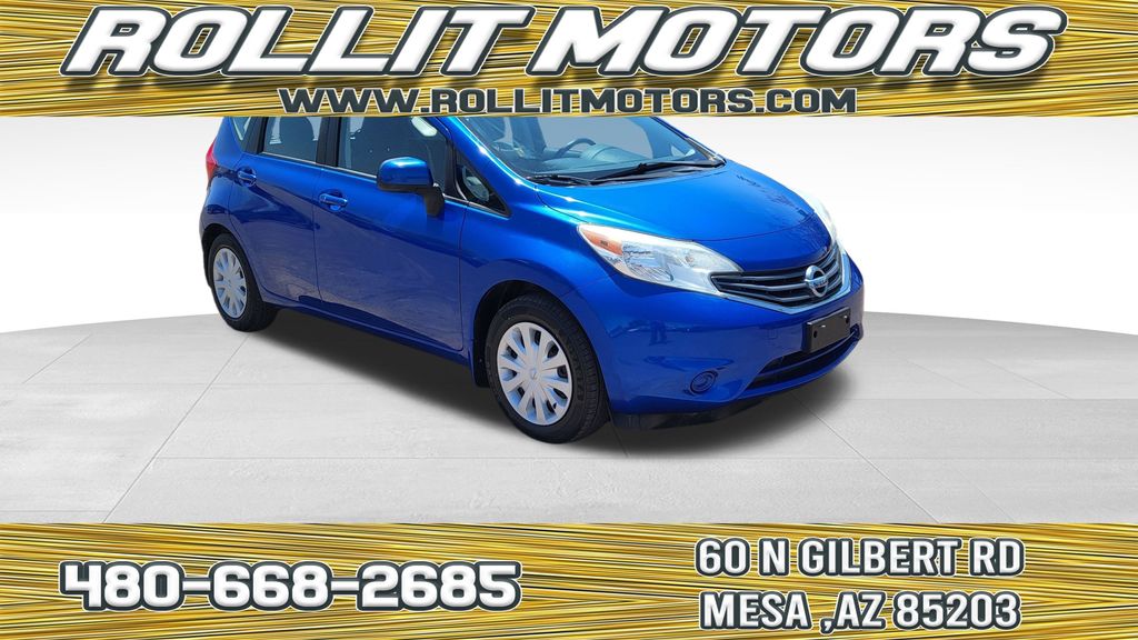 Metallic Blue 2014 Nissan Versa Note SV Hatchback Front-Wheel Drive Continuously Variable Transmission