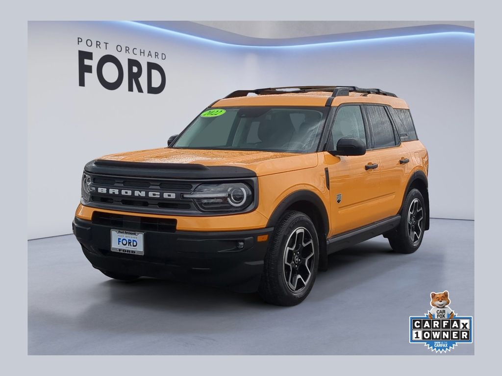 Cyber Orange Metallic Tricoat 2022 Ford Bronco Sport Big Bend AWD SUV / Crossover All-Wheel Drive 8-Speed Automatic