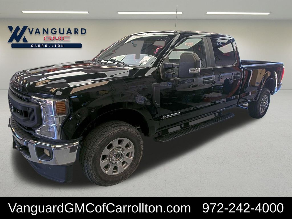 Agate Black Metallic 2022 Ford F-350 Super Duty Pickup Truck Four-Wheel Drive Automatic