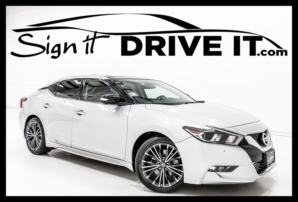 Brilliant Silver 2017 Nissan Maxima Platinum FWD Sedan Front-Wheel Drive Continuously Variable Transmission
