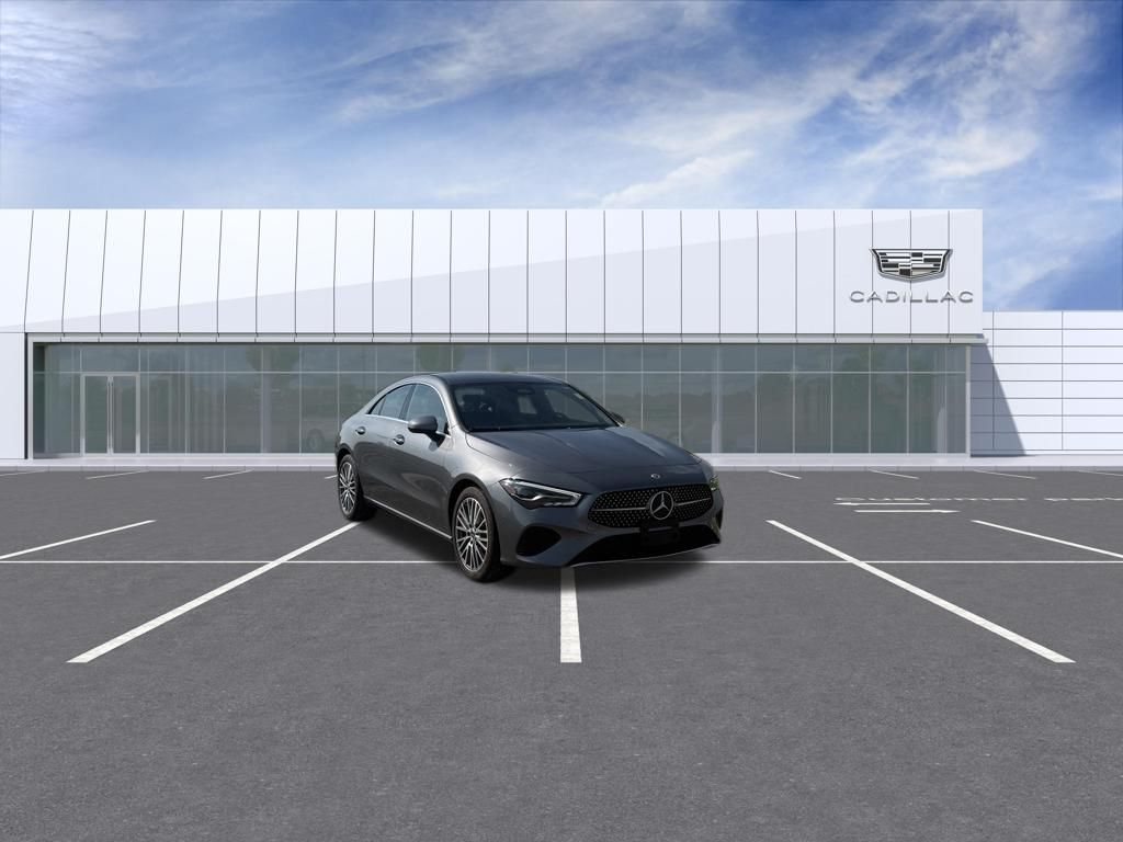 Gray 2025 Mercedes-Benz CLA Coupe All-Wheel Drive 8-Speed Dual Clutch