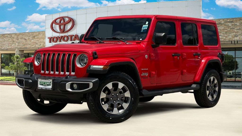Firecracker Red Clearcoat 2022 Jeep Wrangler Unlimited Sahara 4WD SUV / Crossover Four-Wheel Drive 8-Speed Automatic