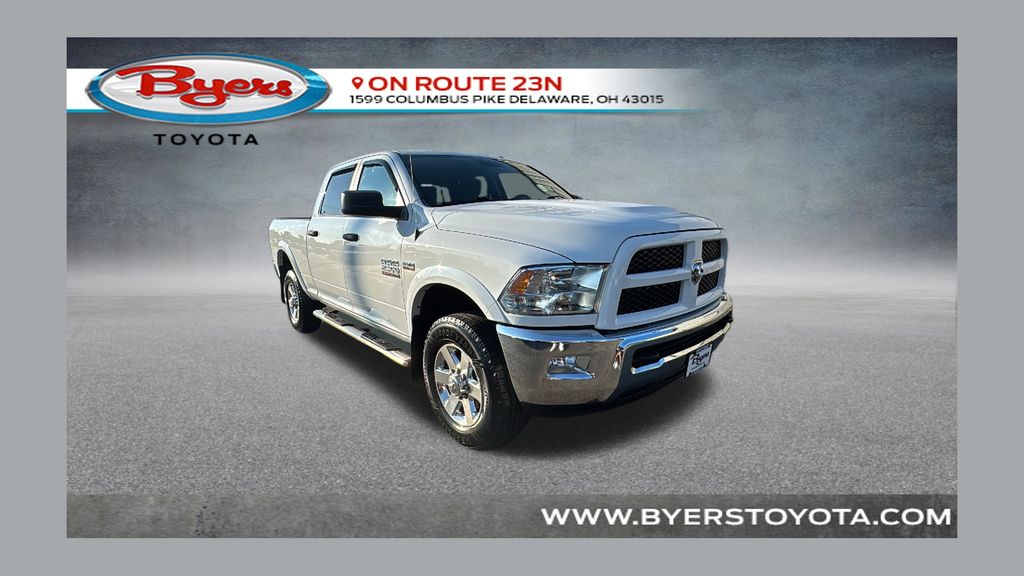 Bright White Clearcoat 2015 RAM 2500 Pickup Truck Four-Wheel Drive 6-Speed Automatic