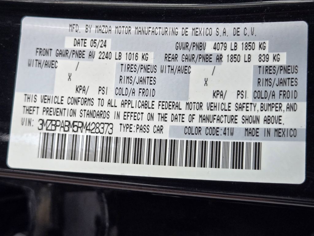2024 Mazda Mazda3 2.5 S Select Sport Black at DeMontrond Mazda