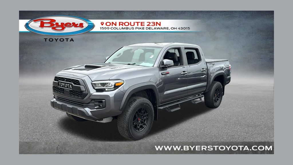 Magnetic Gray Metallic 2021 Toyota Tacoma Pickup Truck Four-Wheel Drive 6-Speed Manual