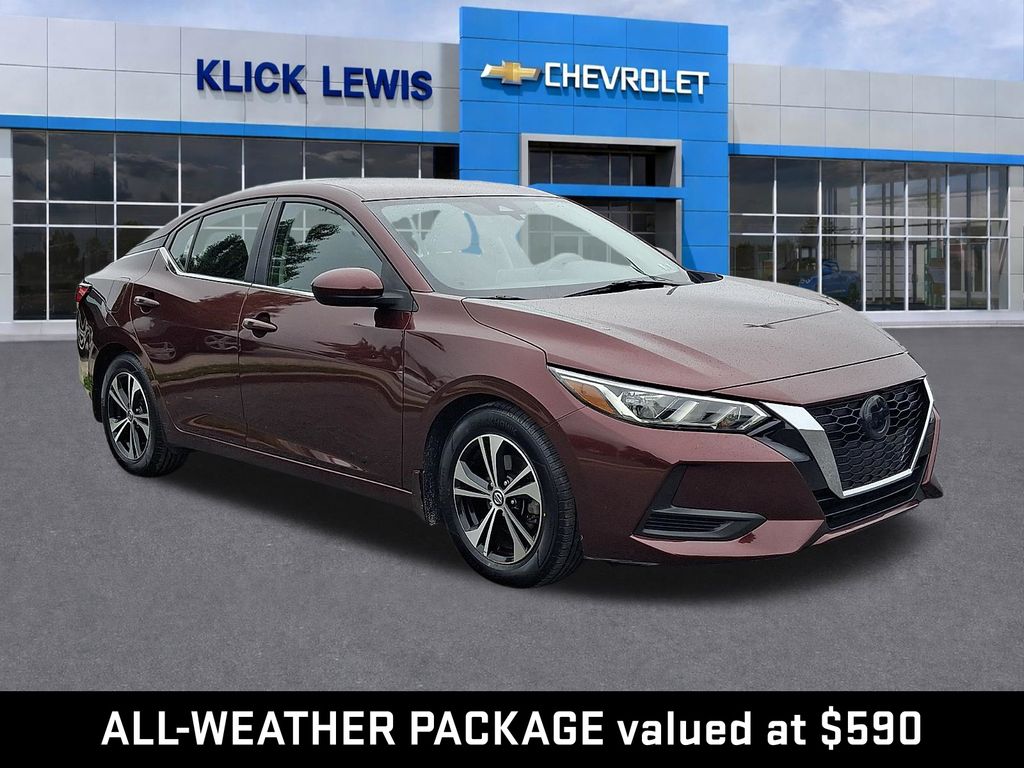 2022 Nissan Sentra SV Red at South Hills Kia