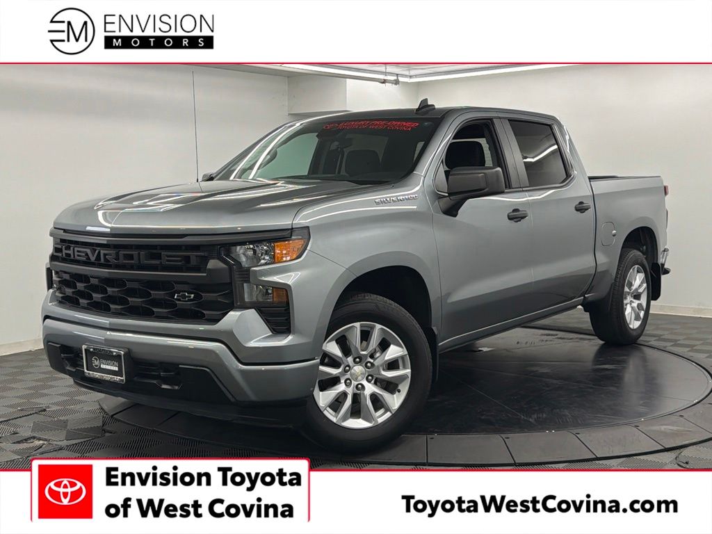 Sterling Gray Metallic 2023 Chevrolet Silverado 1500 Pickup Truck 4X2 8-Speed Automatic