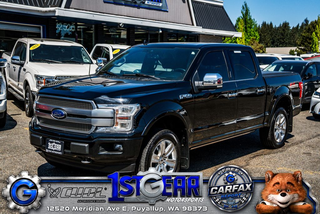 Shadow Black 2018 Ford F-150 Pickup Truck Four-Wheel Drive Automatic