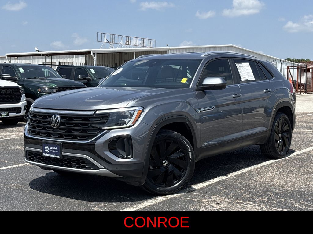 2024 Volkswagen Atlas Cross Sport 2.0T SE w/Technology Gray at DeMontrond Auto Country