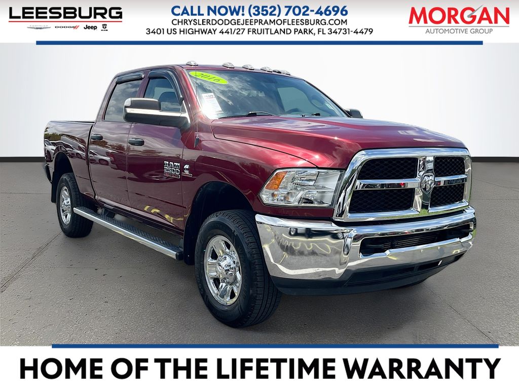 Red 2016 RAM 2500 Pickup Truck Four-Wheel Drive 6-Speed Automatic