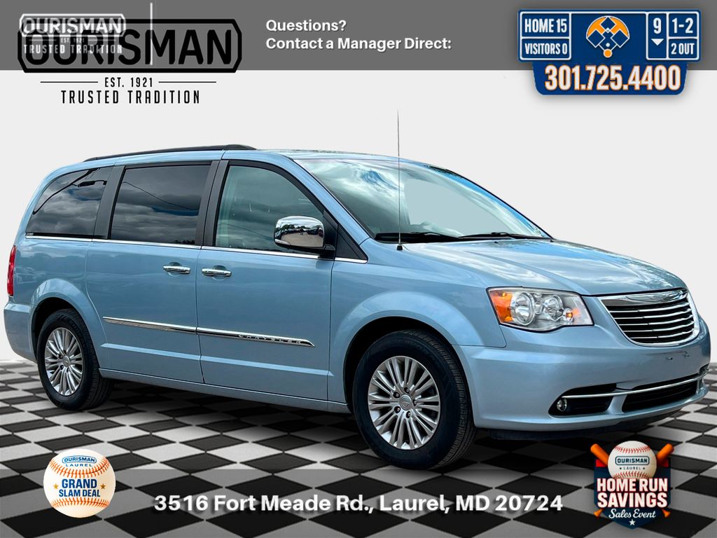 Crystal Blue 2016 Chrysler Town & Country Touring-L FWD Minivan Front-Wheel Drive 6-Speed Automatic