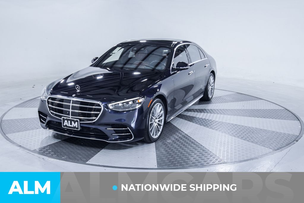 Used 2023 Blue Mercedes-Benz S 500 image 2