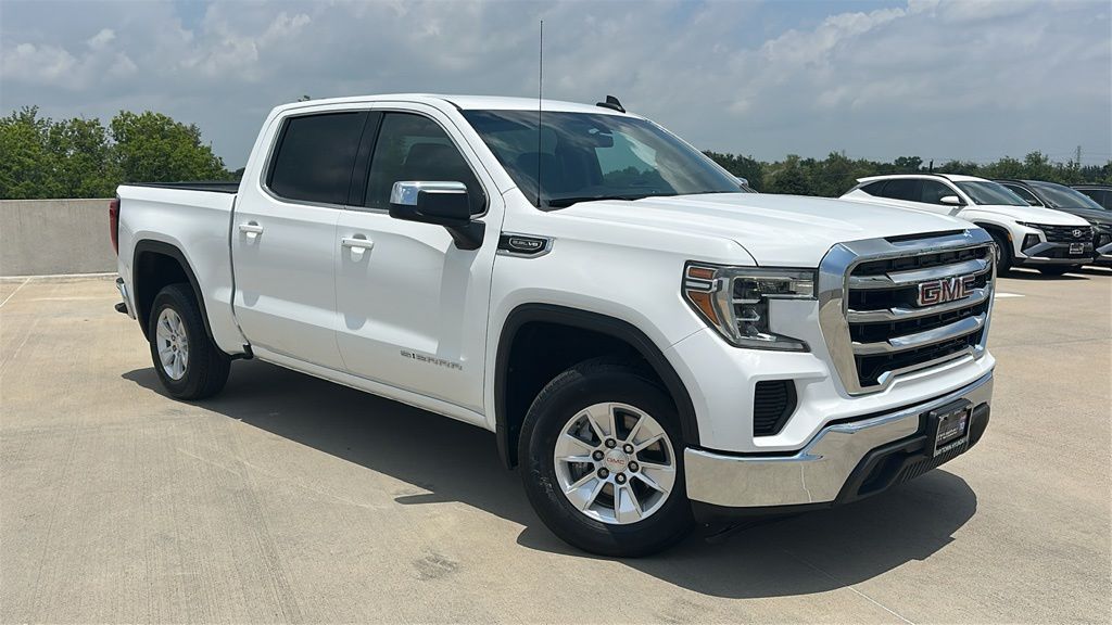 2019 GMC Sierra 1500 SLE White at North Houston Mitsubishi