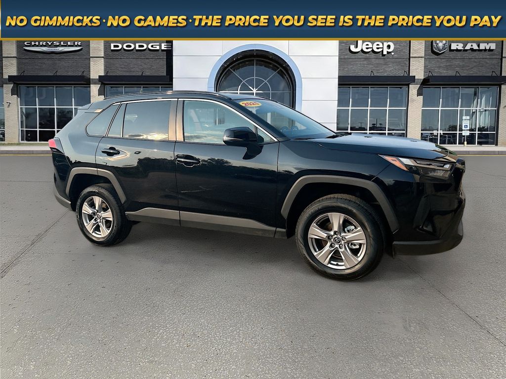 Midnight Black Metallic 2025 Toyota RAV4 SUV / Crossover Front-Wheel Drive 8-Speed Automatic
