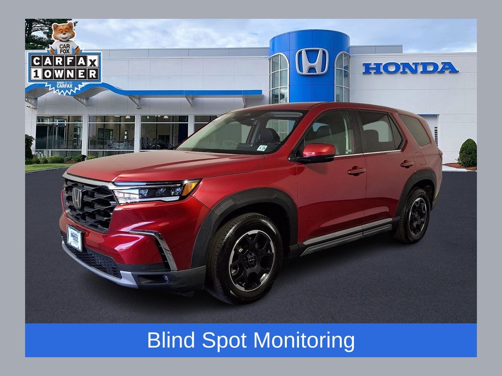 Radiant Red Metallic II 2025 Honda Pilot EX-L AWD SUV / Crossover All-Wheel Drive Automatic