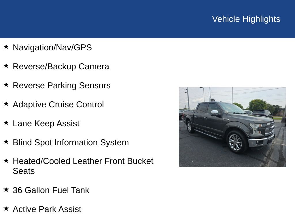 2016 Ford F-150 LARIAT