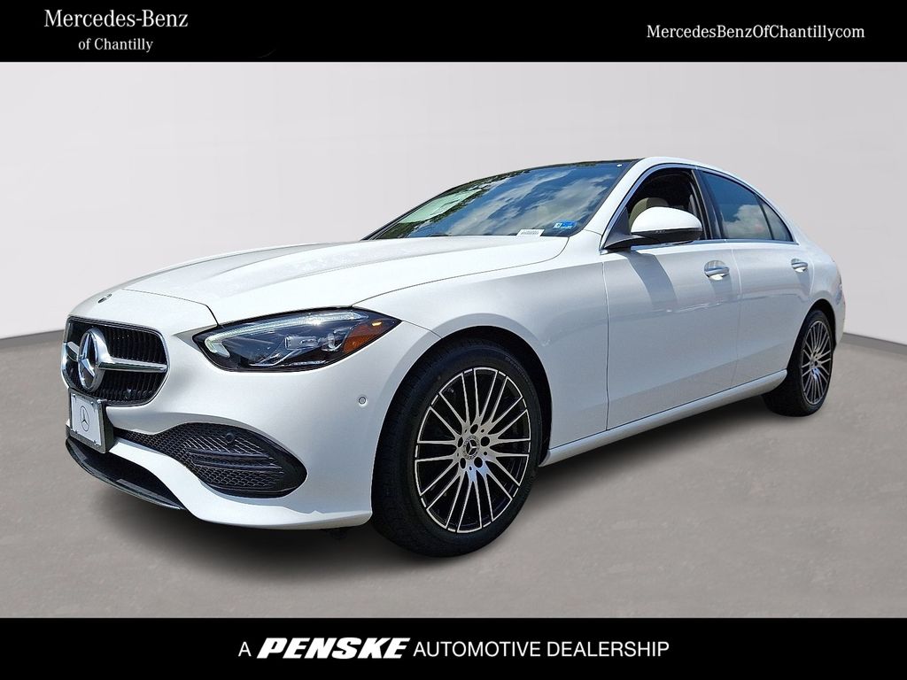 Polar White 2026 Mercedes-Benz C-Class Sedan All-Wheel Drive 9-Speed Automatic