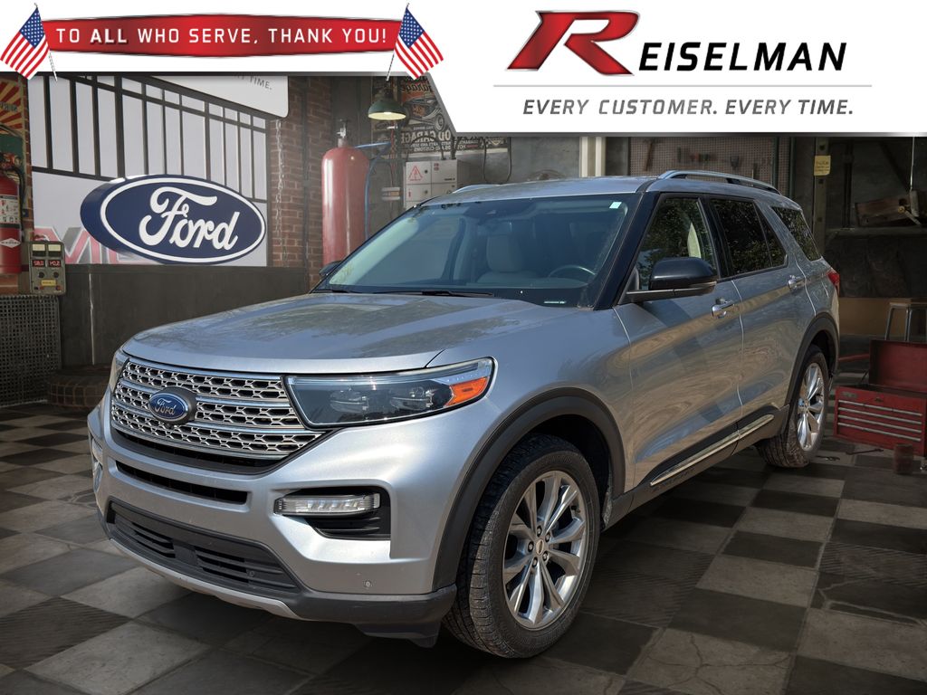Silver Metallic 2022 Ford Explorer Limited RWD SUV / Crossover Rear-Wheel Drive Automatic
