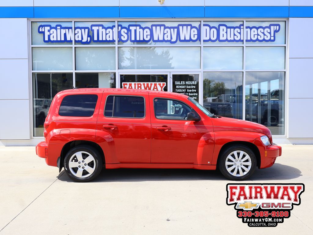 Victory Red 2009 Chevrolet HHR Wagon Front-Wheel Drive 4-Speed Automatic