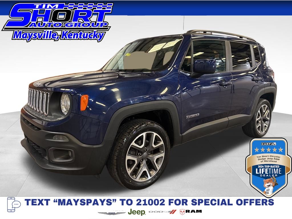 Jetset Blue 2017 Jeep Renegade Latitude 4WD SUV / Crossover Four-Wheel Drive 9-Speed Automatic