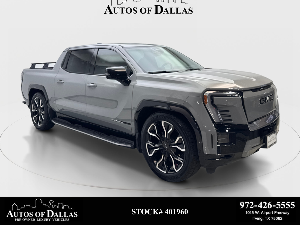 Thunderstorm Gray 2025 GMC Sierra EV Pickup Truck All-Wheel Drive 1-Speed Automatic