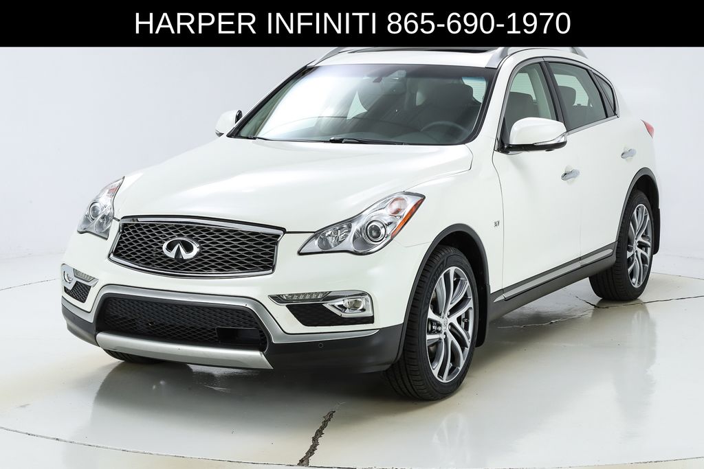 Majestic White 2017 INFINITI QX50 AWD SUV / Crossover All-Wheel Drive 7-Speed Automatic
