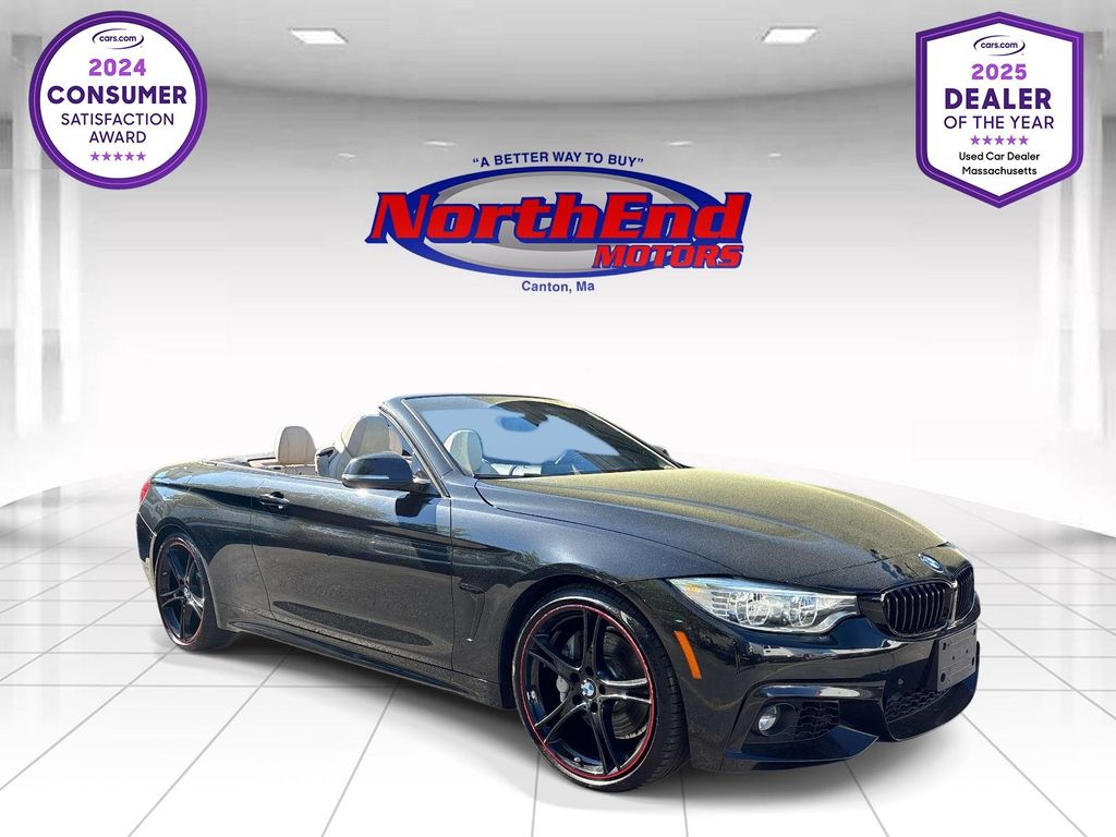Black Sapphire Metallic 2016 BMW 4 Series Convertible Rear-Wheel Drive 8-Speed Automatic