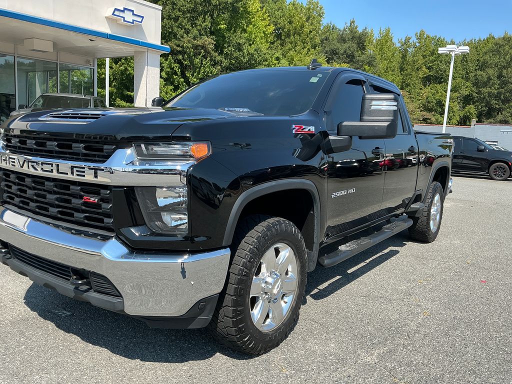 Black 2021 Chevrolet Silverado 2500HD Pickup Truck Four-Wheel Drive Automatic