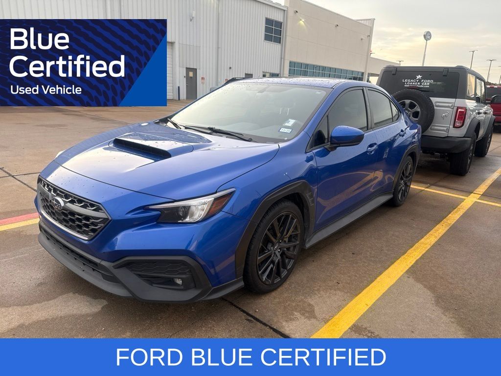 WR Blue Pearl 2022 Subaru WRX Sedan All-Wheel Drive 6-Speed Manual