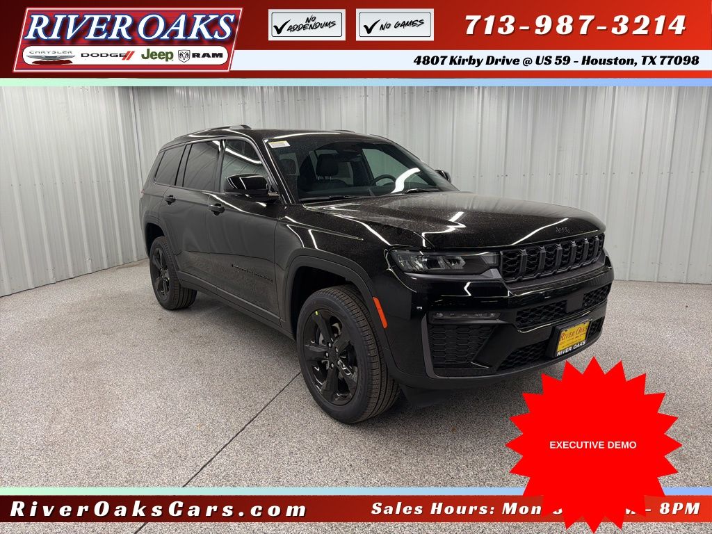 2026 Jeep Grand Cherokee L Limited Black at Victoria Chrysler Dodge Jeep Ram