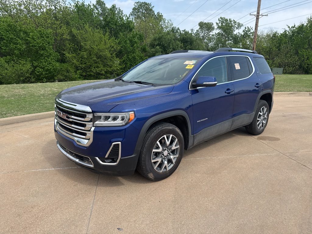 Ultra Blue Metallic 2023 GMC Acadia SLT FWD SUV / Crossover Front-Wheel Drive 9-Speed Automatic