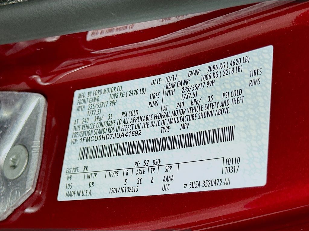 Thumbnail: 2018 Ford Escape - 31