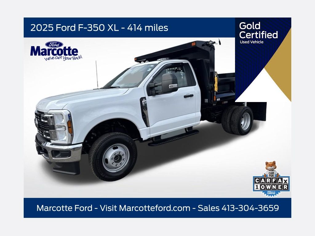 Oxford White 2025 Ford F-350 Super Duty Chassis Pickup Truck Four-Wheel Drive Automatic