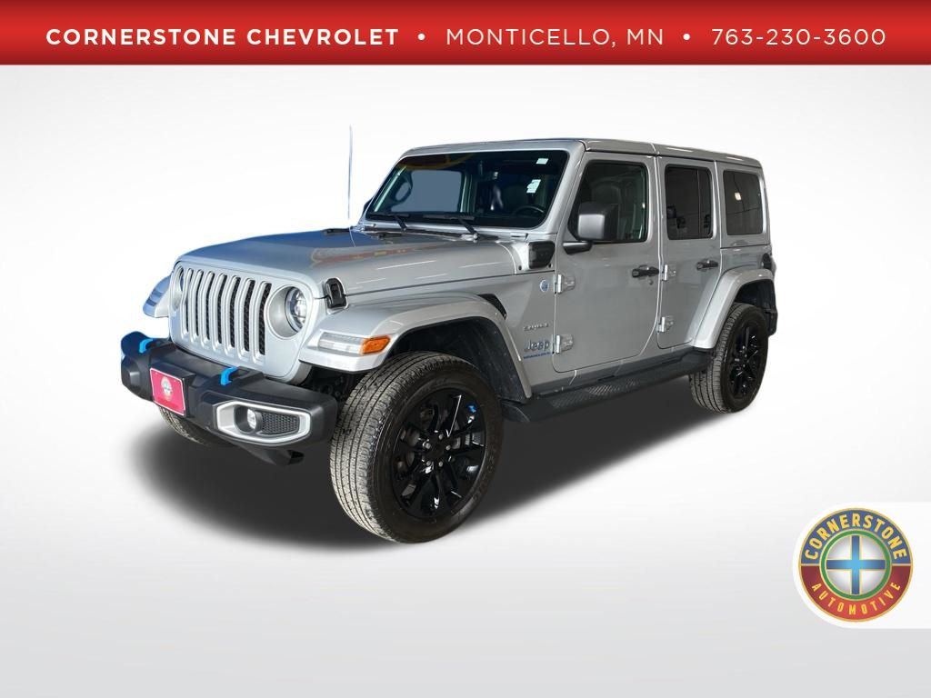 Silver Zynith Clearcoat 2023 Jeep Wrangler 4xe Sahara 4WD SUV / Crossover Four-Wheel Drive 8-Speed Automatic