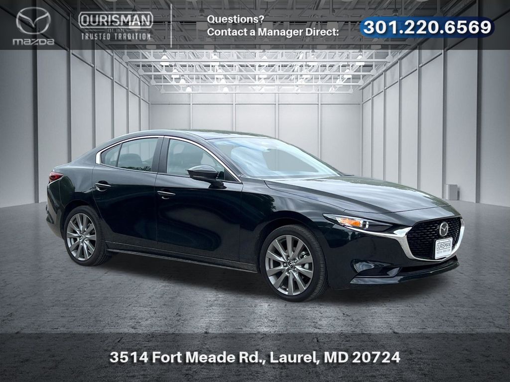 Jet Black 2026 Mazda MAZDA3 Sedan Front-Wheel Drive 6-Speed Automatic