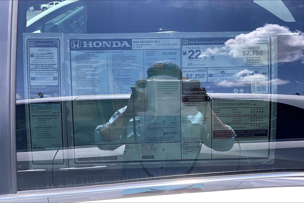 New 2026 Honda Odyssey Van