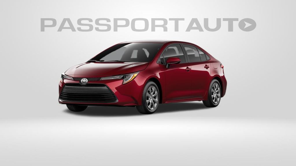 Red (Ruby Flare Pearl) 2026 Toyota Corolla LE FWD Sedan Front-Wheel Drive Automatic