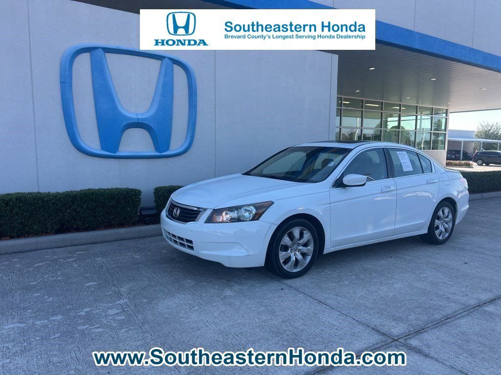 Taffeta White 2008 Honda Accord EX-L Sedan Front-Wheel Drive 5-Speed Automatic Overdrive