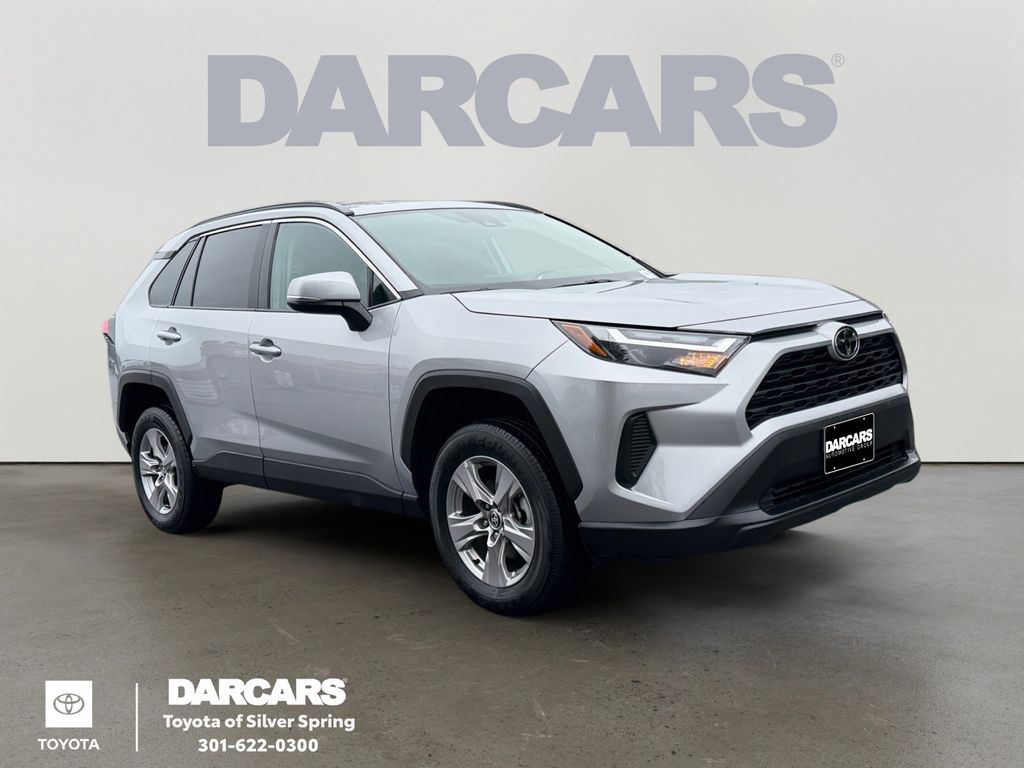 Silver Sky Metallic 2025 Toyota RAV4 SUV / Crossover All-Wheel Drive 8-Speed Automatic