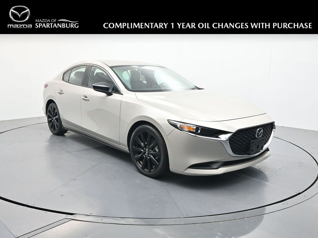 Gray (Platinum Quartz Metallic) 2024 Mazda MAZDA3 Sedan Front-Wheel Drive 6-Speed Automatic