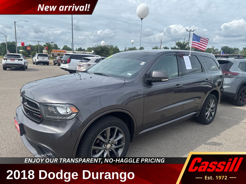 Granite Clearcoat 2018 Dodge Durango SUV / Crossover All-Wheel Drive 8-Speed Automatic