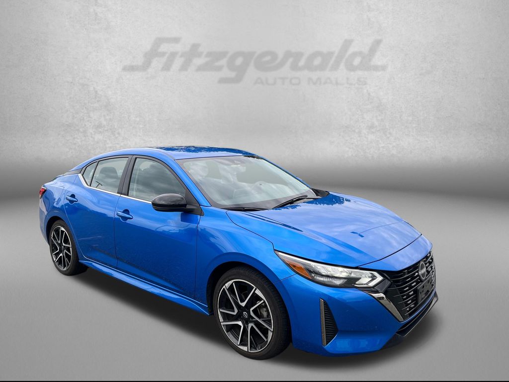Electric Blue Metallic 2025 Nissan Sentra Sedan Front-Wheel Drive Continuously Variable Transmission
