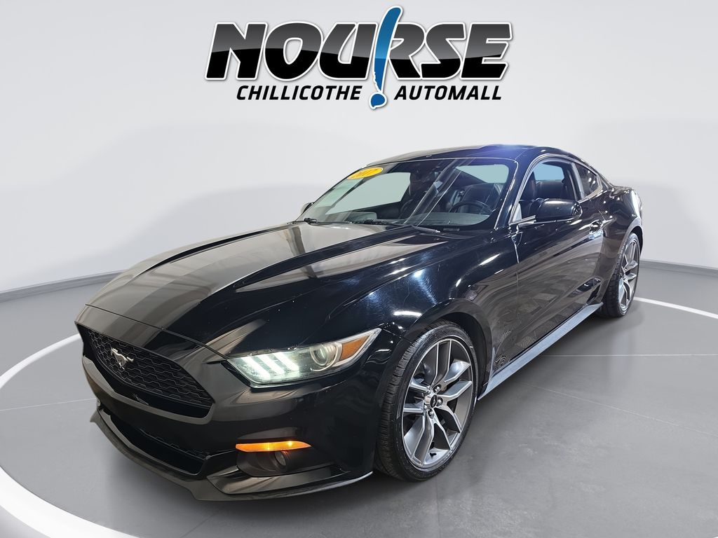 Shadow Black 2017 Ford Mustang EcoBoost Premium Coupe RWD Coupe Rear-Wheel Drive 6-Speed Automatic