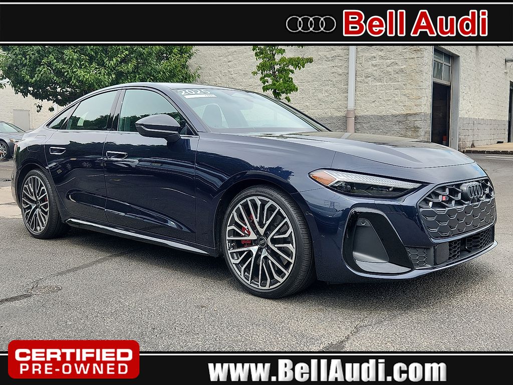 Firmament Blue Metallic 2025 Audi S5 Sedan All-Wheel Drive 7-Speed Automatic
